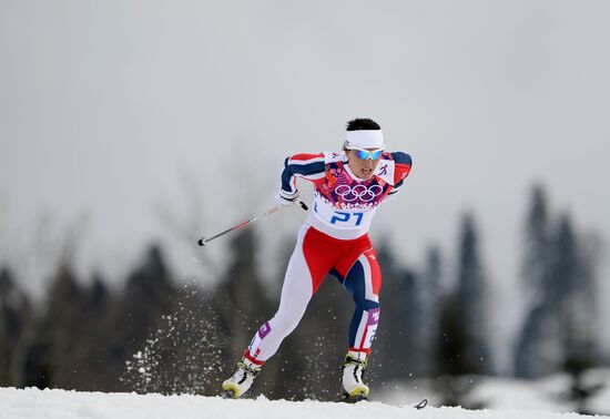 2014 Winter Olympics. Cross-country skiing. Women. Sprint