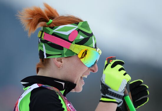 2014 Winter Olympics. Cross-country skiing. Women. Sprint