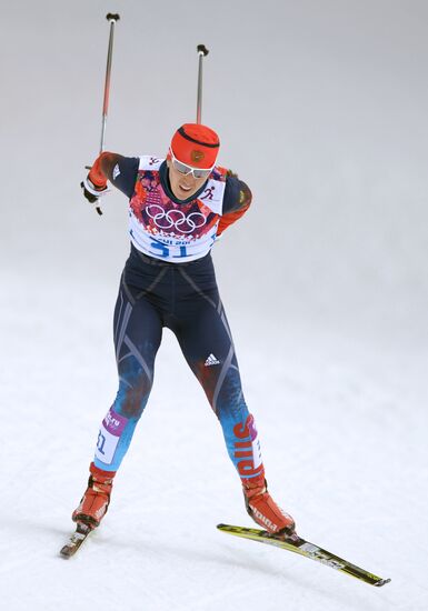2014 Winter Olympics. Cross-country skiing. Women. Sprint