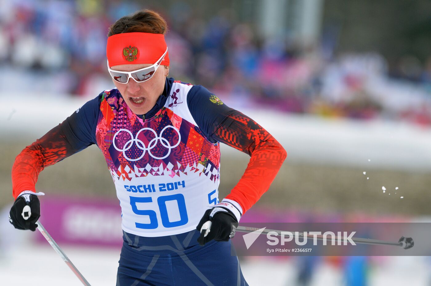 2014 Winter Olympics. Cross-country skiing. Women. Sprint