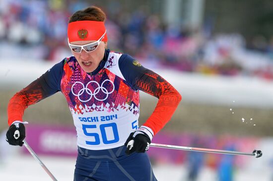 2014 Winter Olympics. Cross-country skiing. Women. Sprint