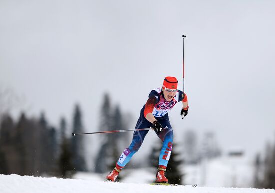 2014 Winter Olympics. Cross-country skiing. Women. Sprint