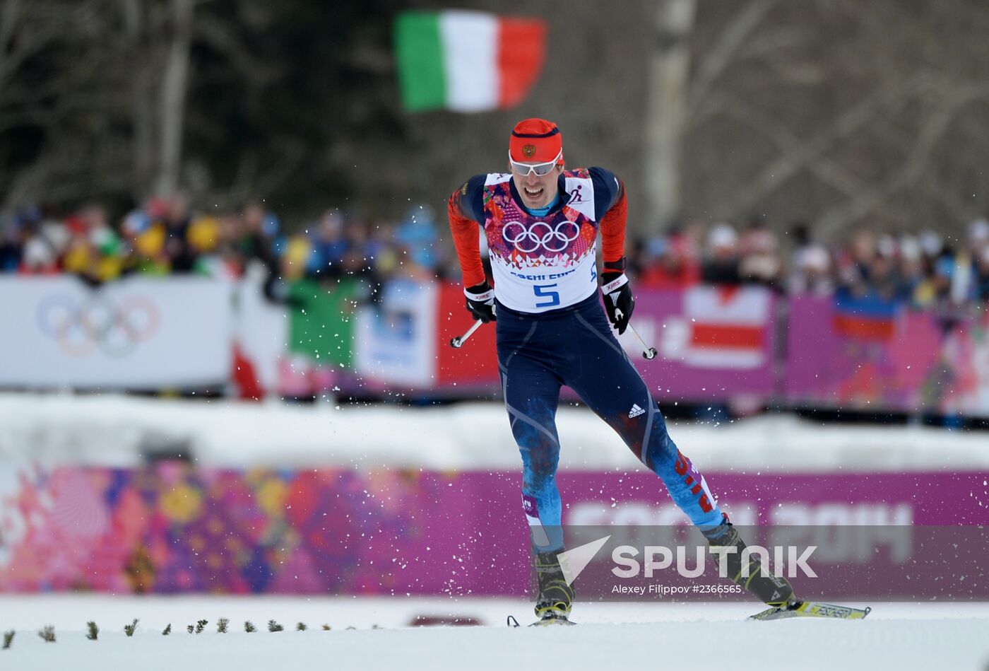 2014 Winter Olympics. Cross-country skiing. Men. Sprint