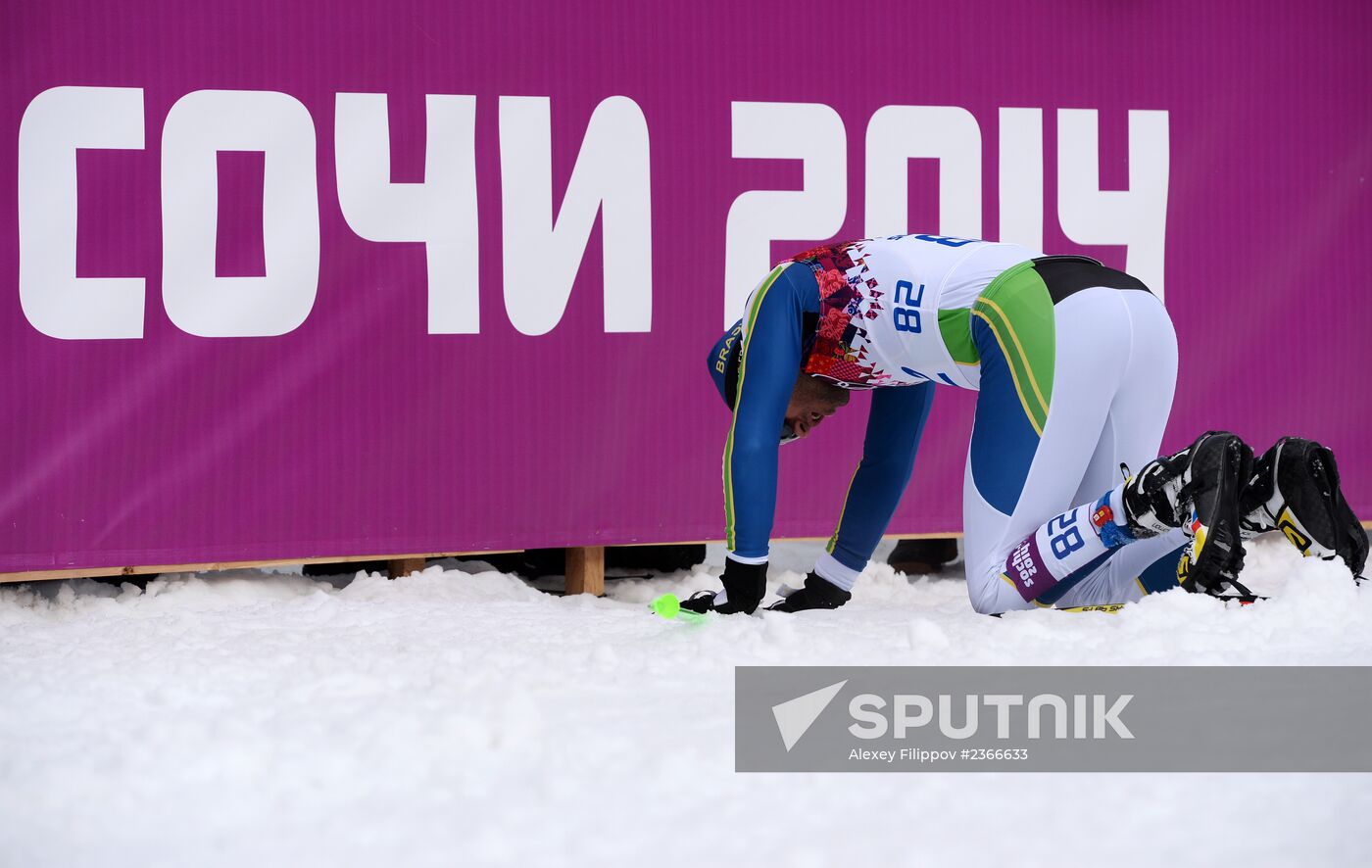2014 Winter Olympics. Cross-country skiing. Men. Sprint