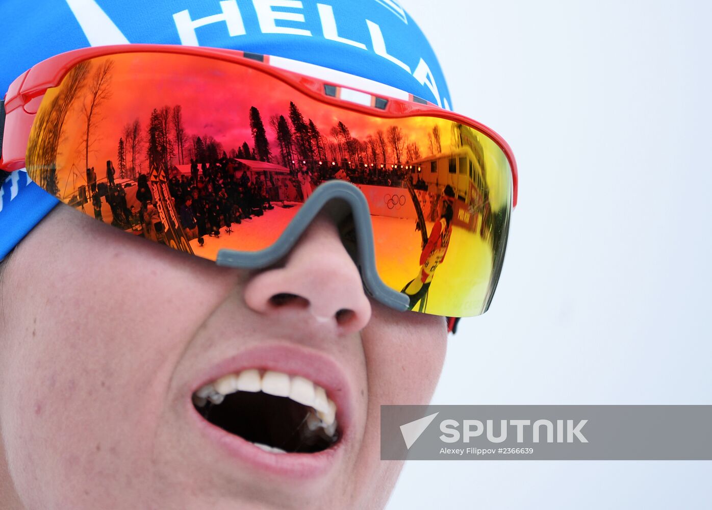 2014 Winter Olympics. Cross-country skiing. Women. Sprint