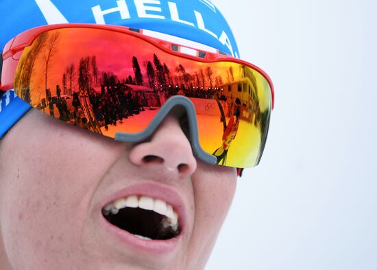 2014 Winter Olympics. Cross-country skiing. Women. Sprint