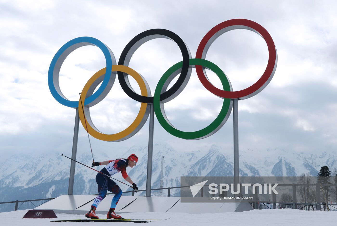 2014 Winter Olympics. Cross-country skiing. Women. Sprint