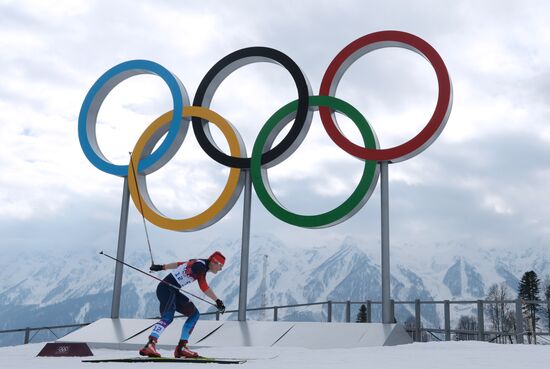 2014 Winter Olympics. Cross-country skiing. Women. Sprint