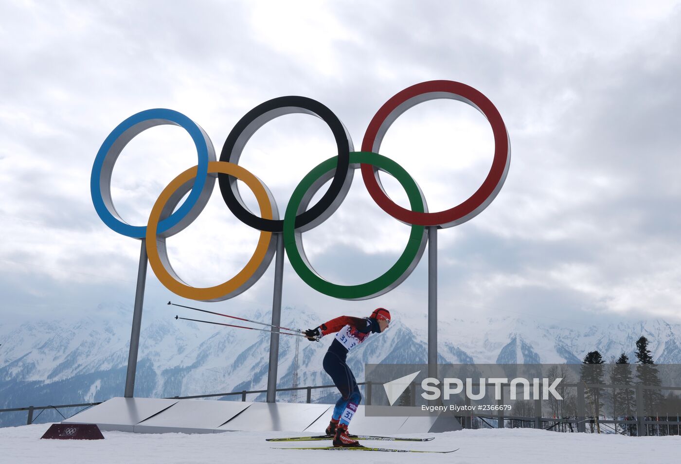 2014 Winter Olympics. Cross-country skiing. Women. Sprint