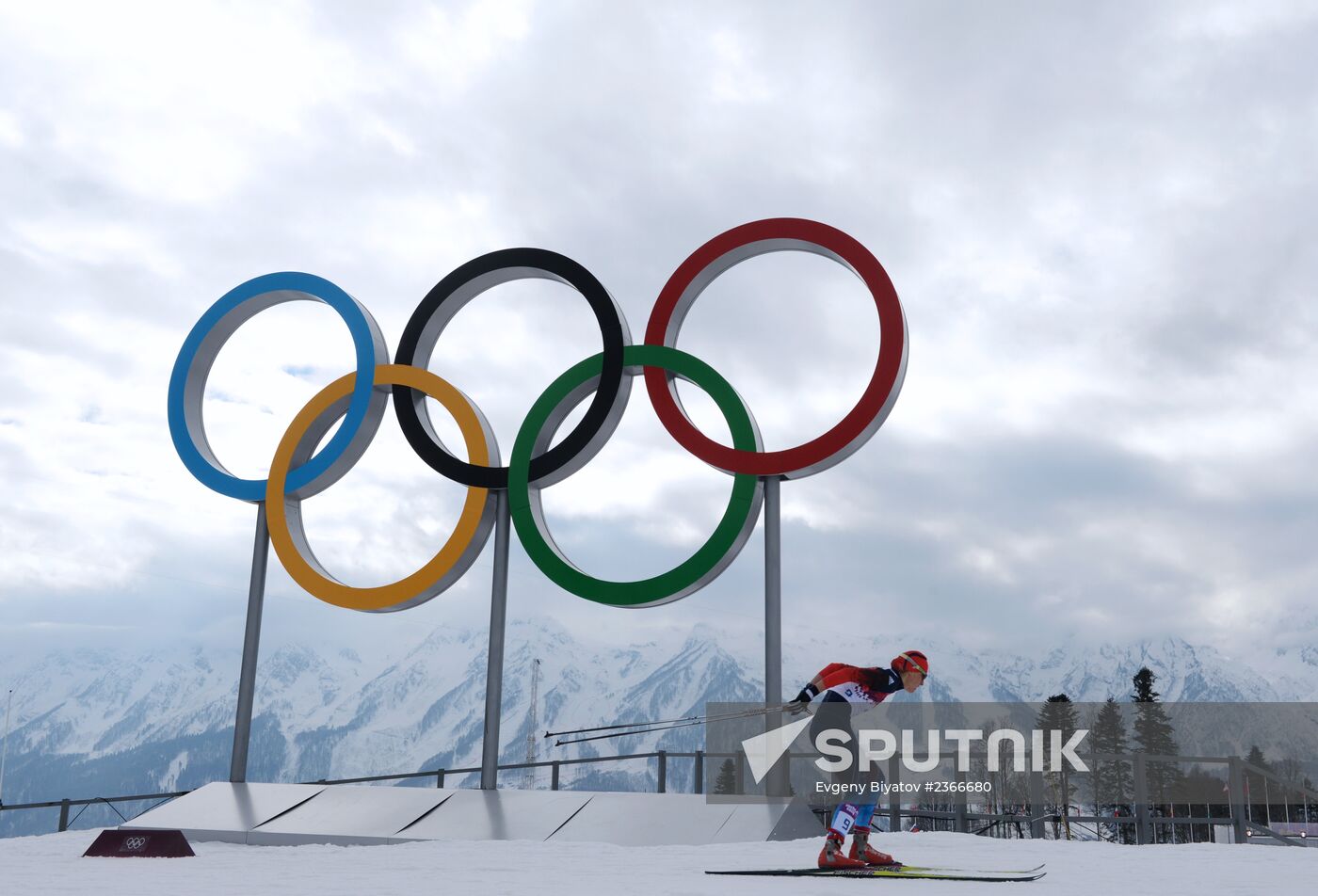2014 Winter Olympics. Cross-country skiing. Women. Sprint