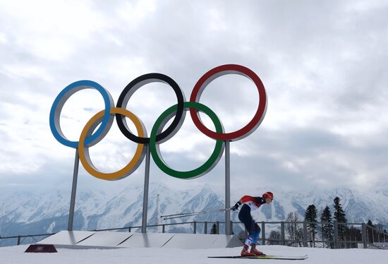 2014 Winter Olympics. Cross-country skiing. Women. Sprint