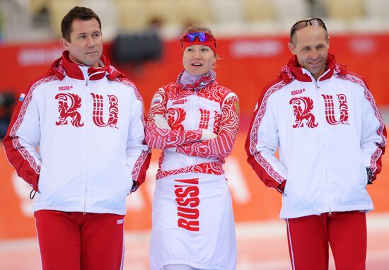 2014 Winter Olympics. Speed skating. Women. 500m