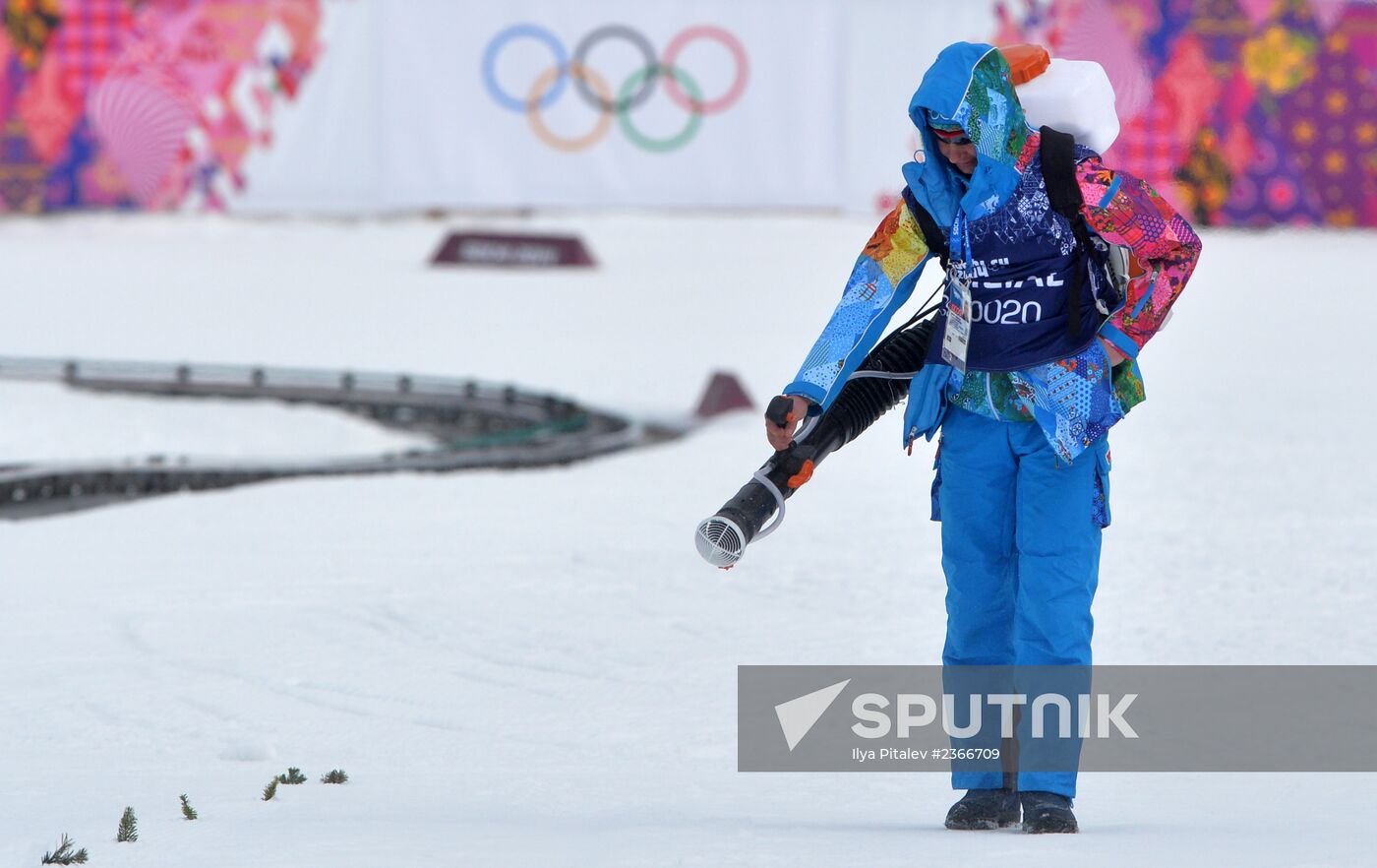 2014 Winter Olympics. Cross-country skiing. Women. Sprint