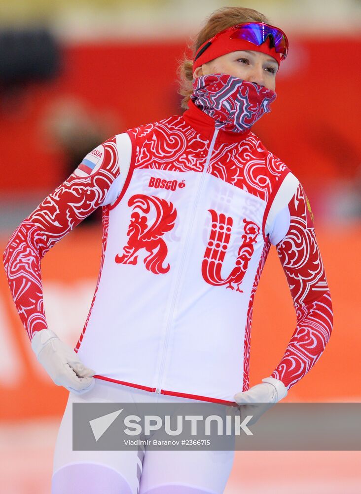 2014 Winter Olympics. Speed skating. Women. 500m