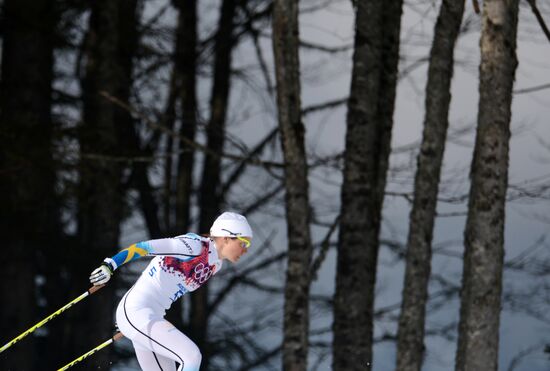 2014 Winter Olympics. Cross-country skiing. Women. Sprint