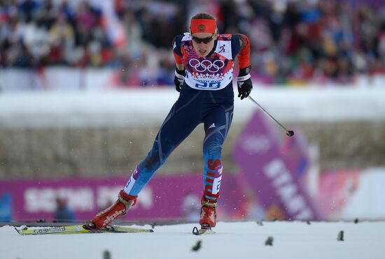 2014 Winter Olympics. Cross-country skiing. Women. Sprint