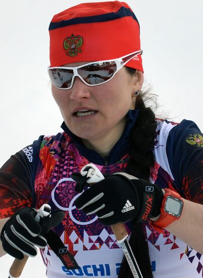2014 Winter Olympics. Cross-country skiing. Women. Sprint
