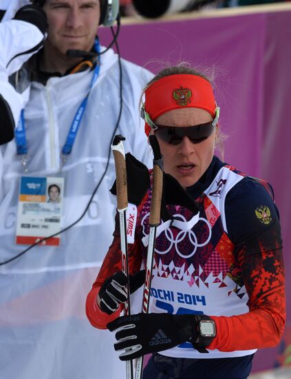 2014 Winter Olympics. Cross-country skiing. Women. Sprint