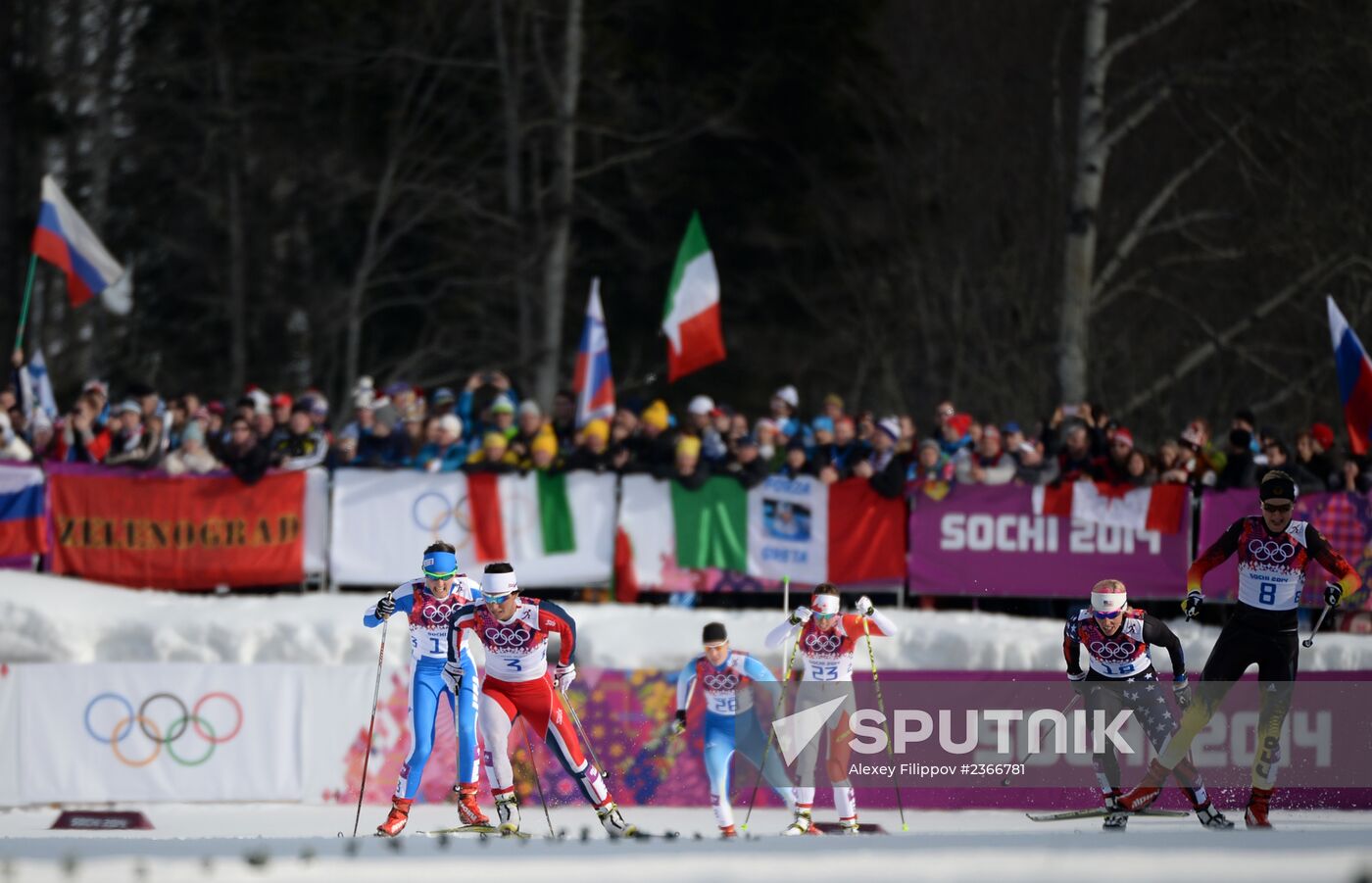 2014 Winter Olympics. Cross-country skiing. Women. Sprint