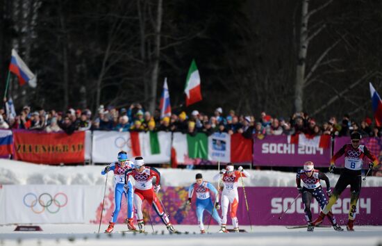 2014 Winter Olympics. Cross-country skiing. Women. Sprint