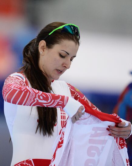 2014 Winter Olympics. Speed skating. Women. 500m