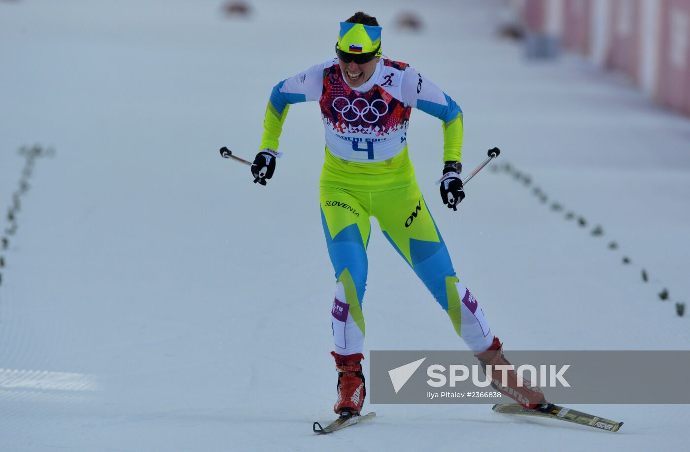 2014 Winter Olympics. Cross-country skiing. Women. Sprint