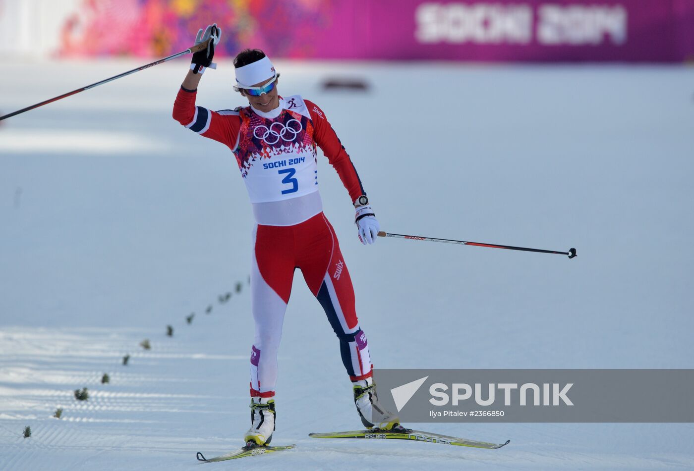 2014 Winter Olympics. Cross-country skiing. Women. Sprint