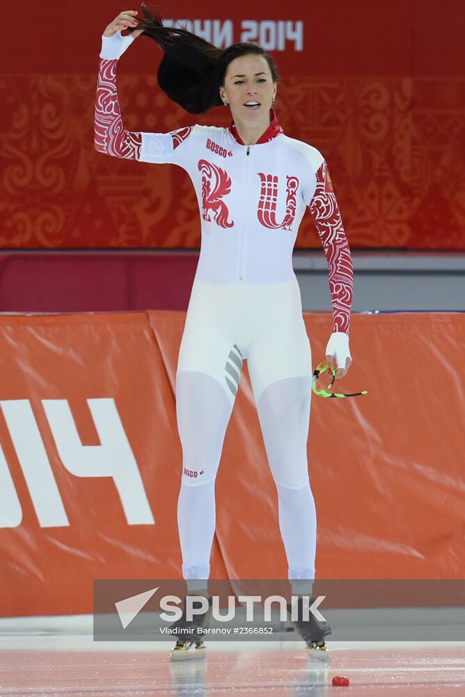 2014 Winter Olympics. Speed skating. Women. 500m