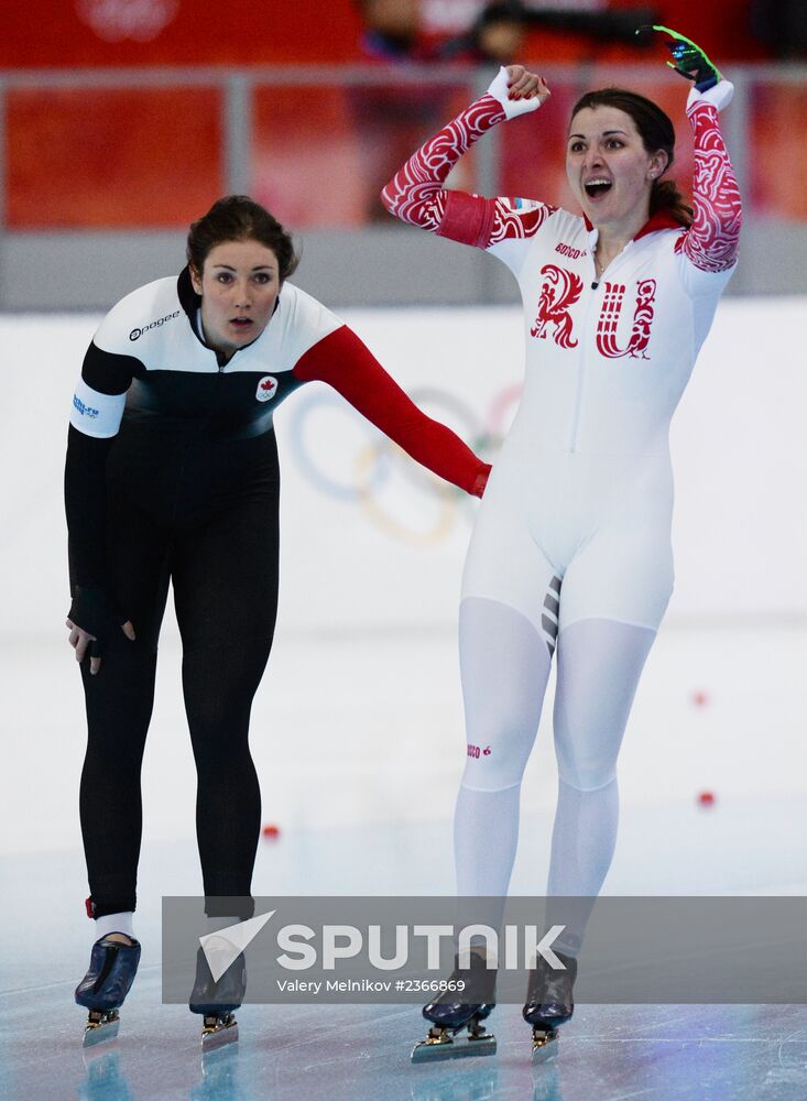 2014 Winter Olympics. Speed skating. Women. 500m