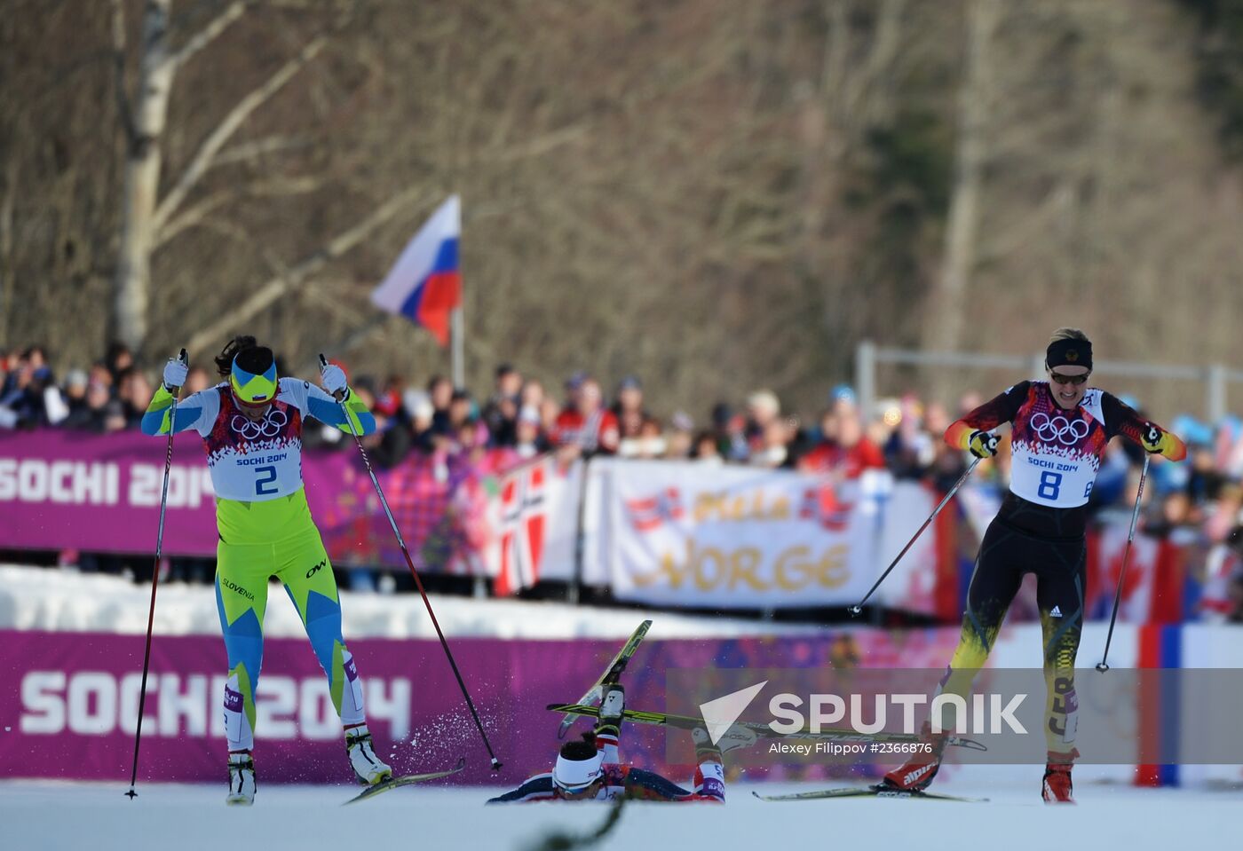 2014 Winter Olympics. Cross-country skiing. Women. Sprint