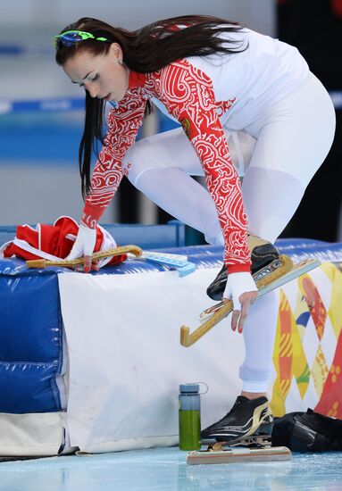 2014 Winter Olympics. Speed skating. Women. 500m