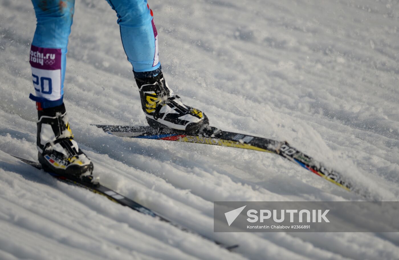 2014 Winter Olympics. Cross-country skiing. Men. Sprint