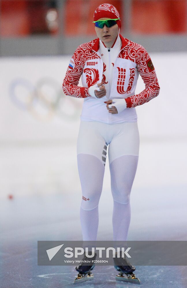 2014 Winter Olympics. Speed skating. Women. 500m