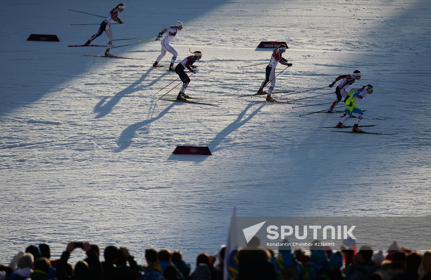 2014 Winter Olympics. Cross-country skiing. Women. Sprint