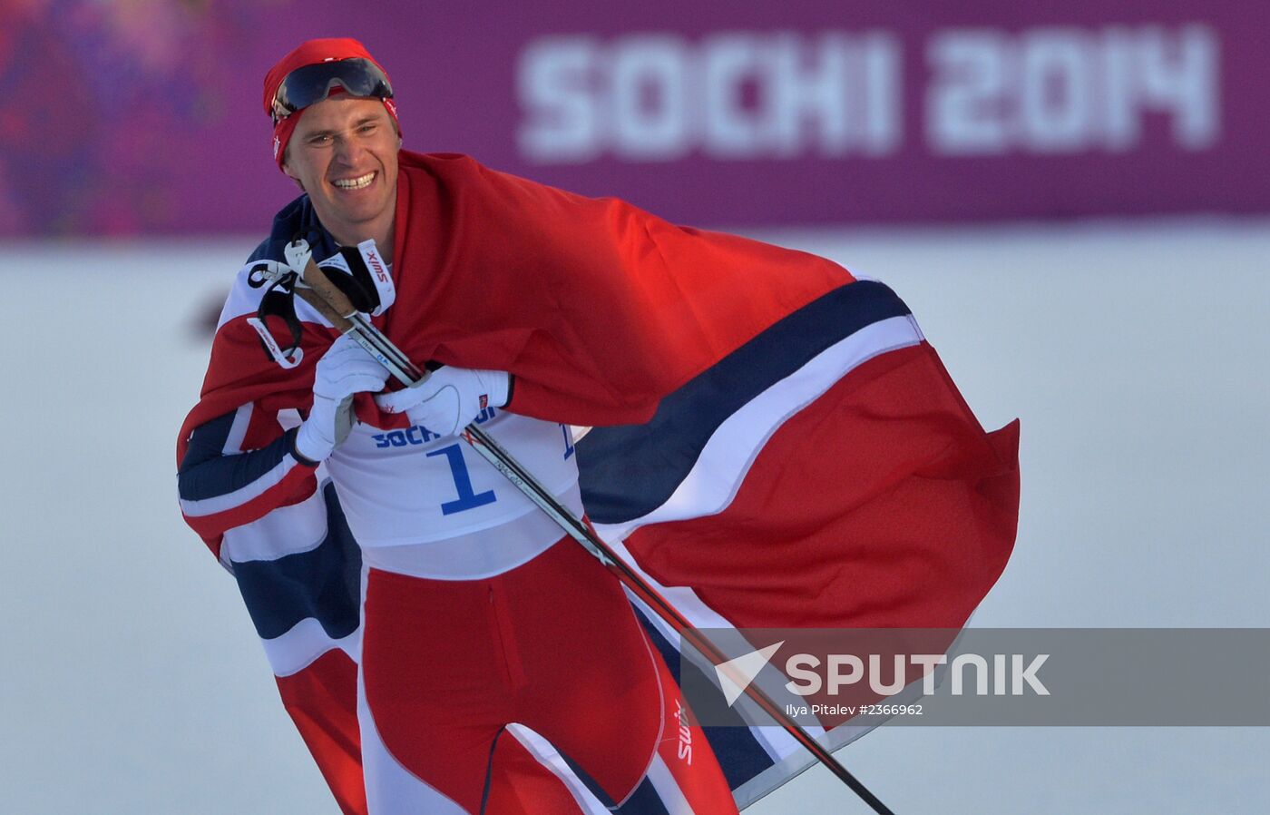 2014 Winter Olympics. Cross-country skiing. Men. Sprint