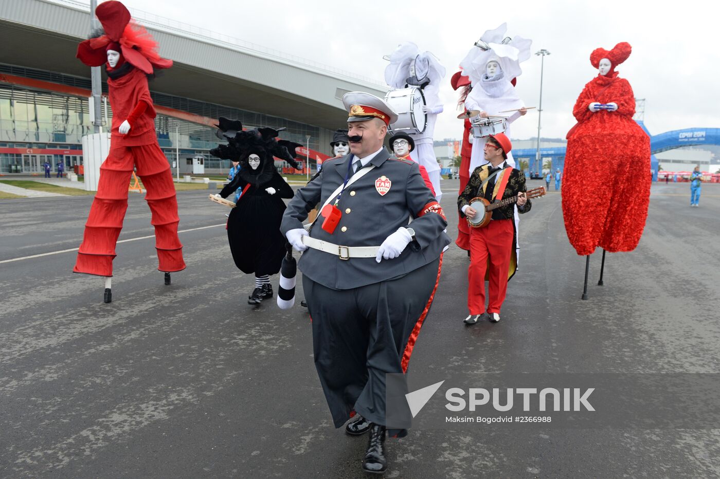 Fans in Olympic Park, Sochi