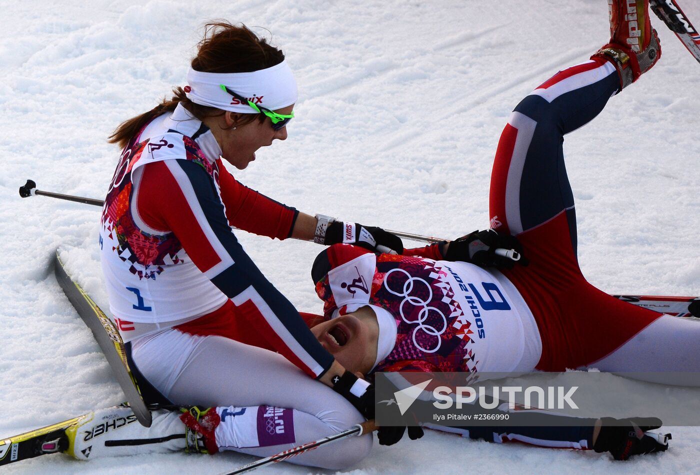 2014 Winter Olympics. Cross-country skiing. Women. Sprint