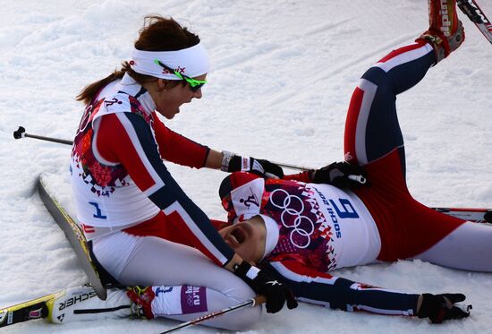2014 Winter Olympics. Cross-country skiing. Women. Sprint