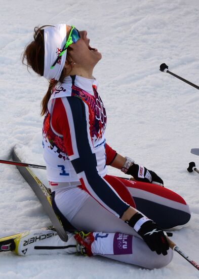 2014 Winter Olympics. Cross-country skiing. Women. Sprint