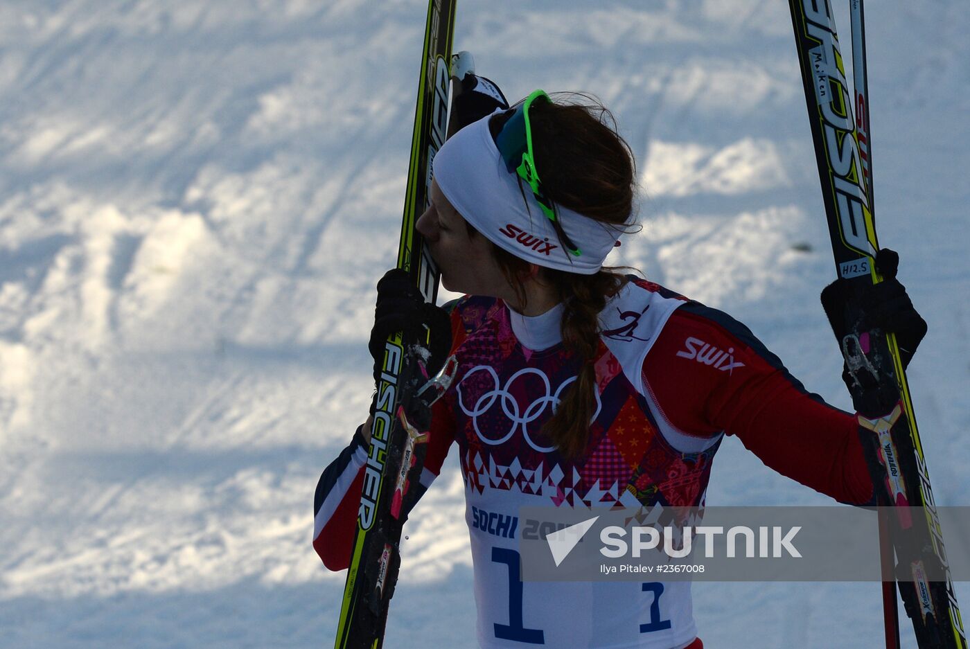 2014 Winter Olympics. Cross-country skiing. Women. Sprint