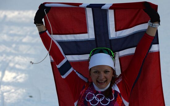 2014 Winter Olympics. Cross-country skiing. Women. Sprint