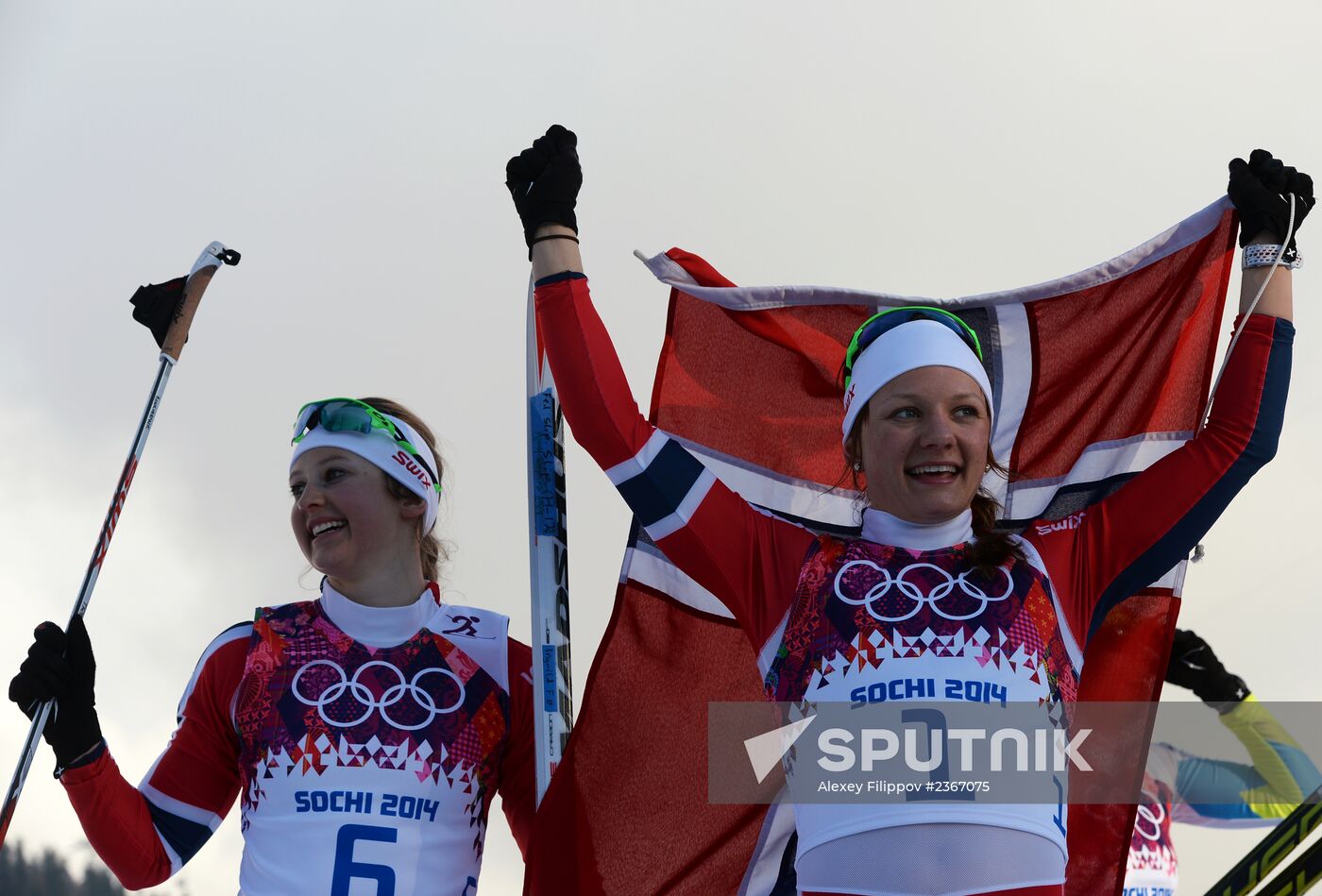 2014 Winter Olympics. Cross-country skiing. Women. Sprint