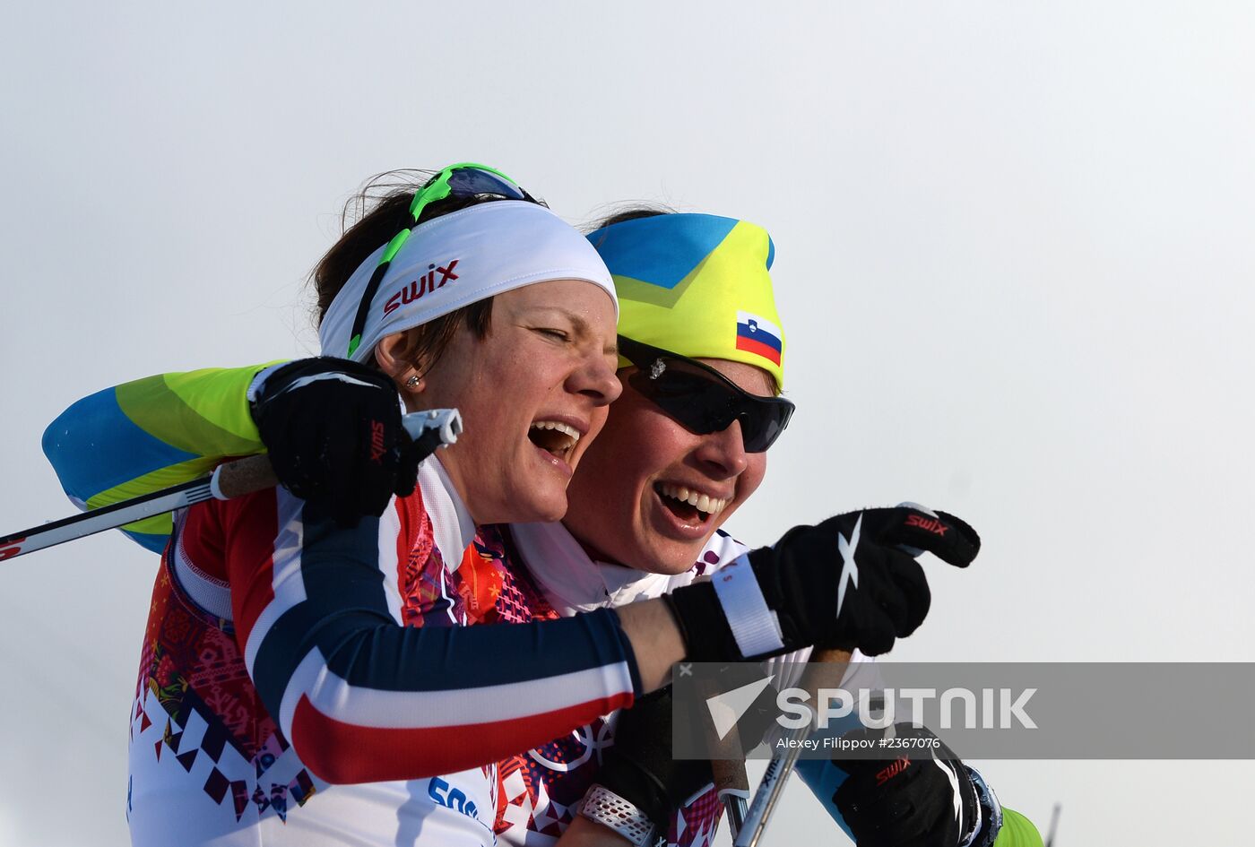 2014 Winter Olympics. Cross-country skiing. Women. Sprint