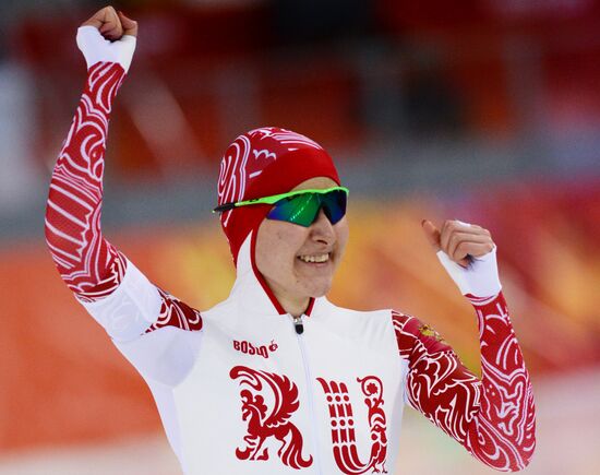 2014 Winter Olympics. Speed skating. Women. 500m