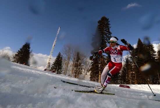 2014 Winter Olympics. Cross-country skiing. Women. Sprint