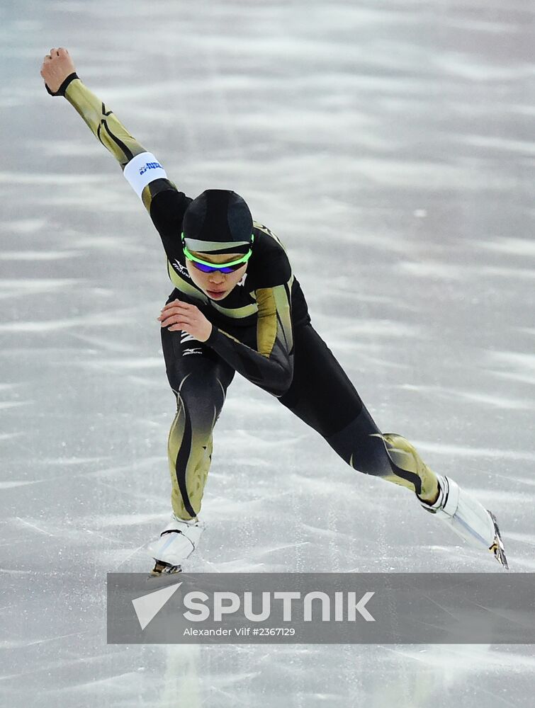 2014 Winter Olympics. Speed skating. Women. 500m