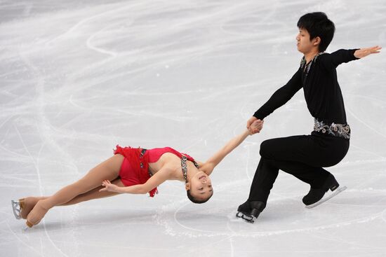 2014 Winter Olympics. Figure skating. Pairs. Short program