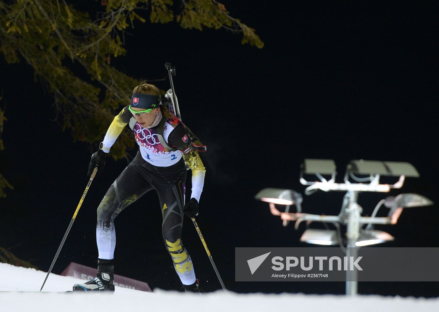 2014 Winter Olympics. Biathlon. Women. Pursuit race