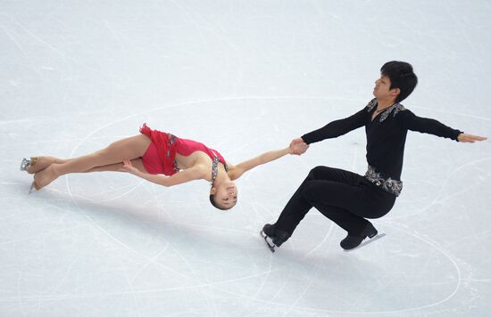 2014 Winter Olympics. Figure skating. Pairs. Short program