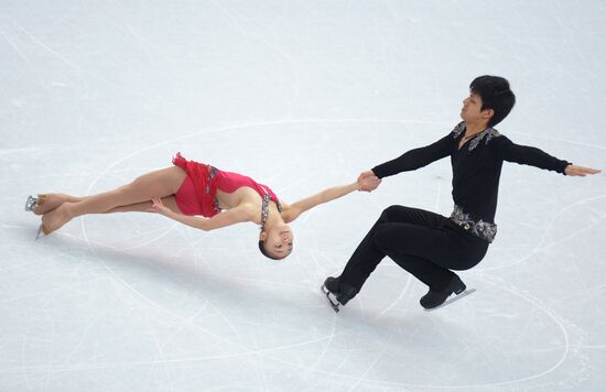 2014 Winter Olympics. Figure skating. Pairs. Short program